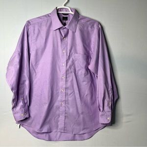 CHAPS Light Purple Dress Shirt Size 17.5 OR 34/35